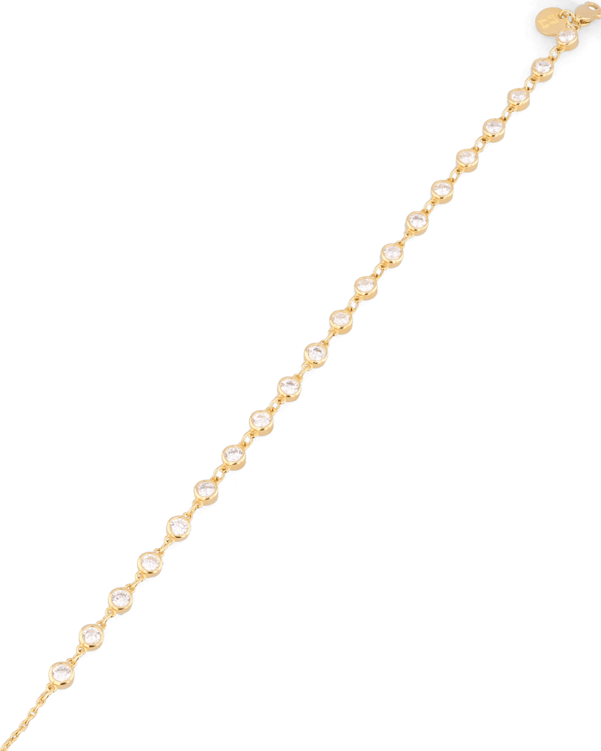LAVANA Large Illuminate Gold Diamond Bracelet