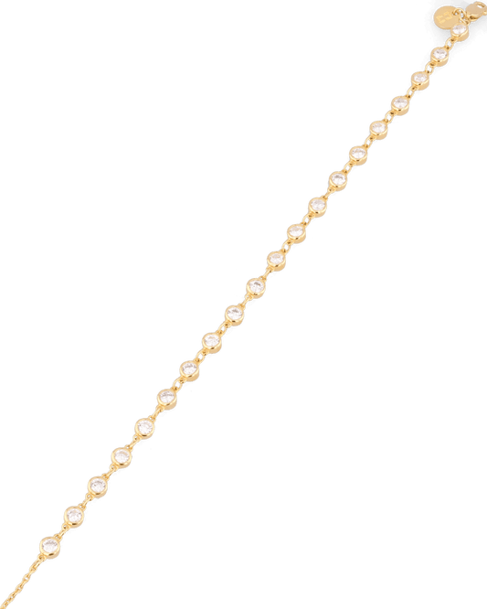 LAVANA Large Illuminate Gold Diamond Bracelet