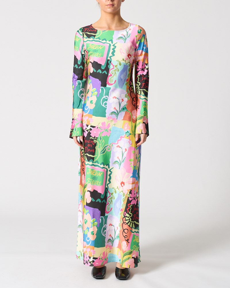 Image of Dresses. Product name - Soho Dress in Jardin Des Fleurs colour by brand - Walnut Melbourne