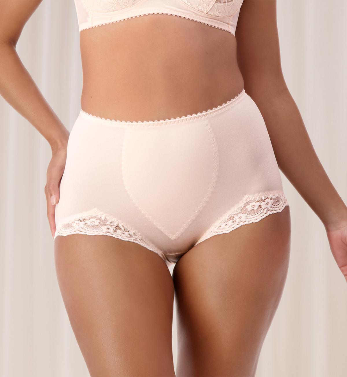 Image of Briefs. Productname: Triumph Something Else Tum-E-Lace Panty in Fresh Powder colour by brand - Triumph
