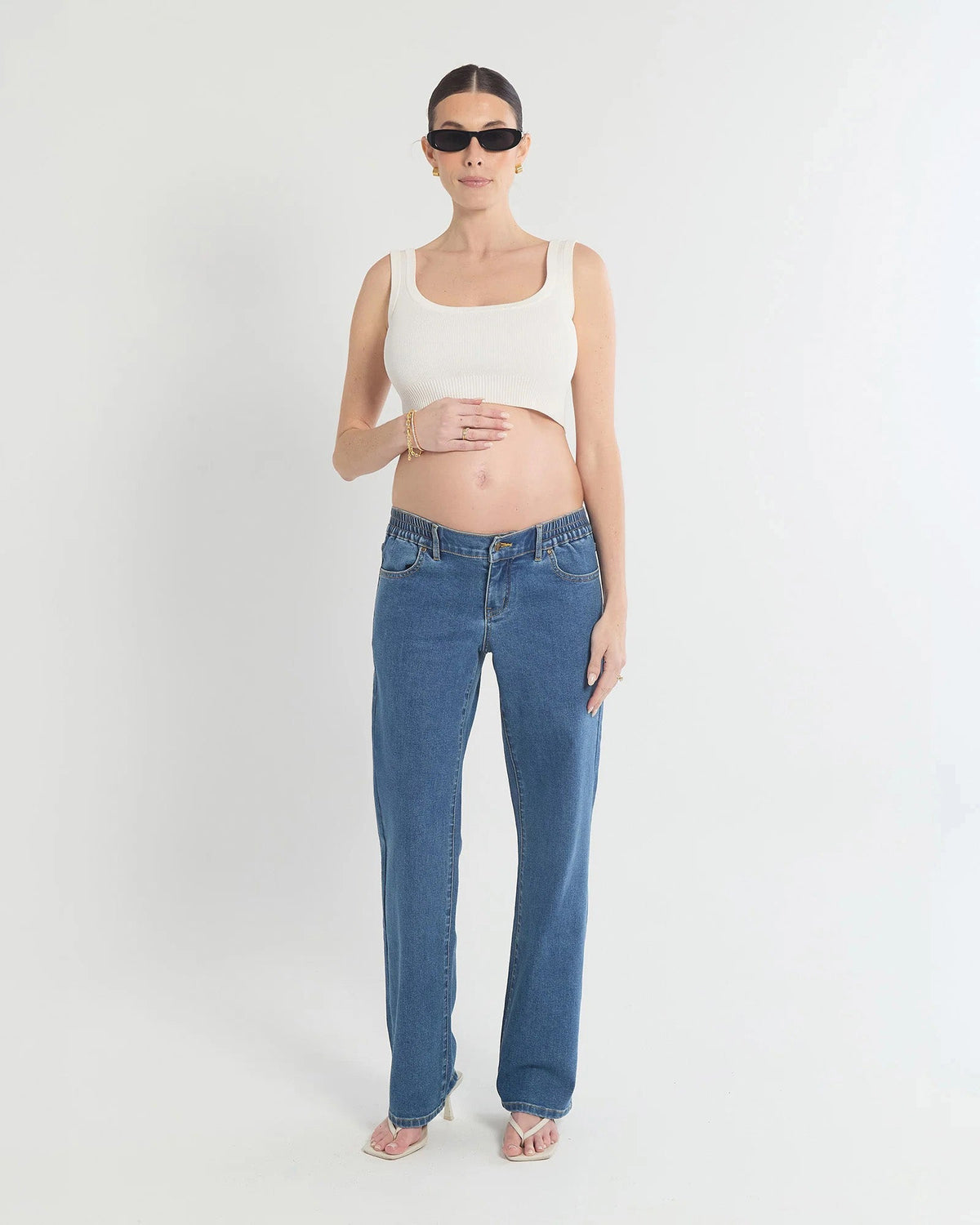 Maternity Soon Slim Straight Leg Jeans