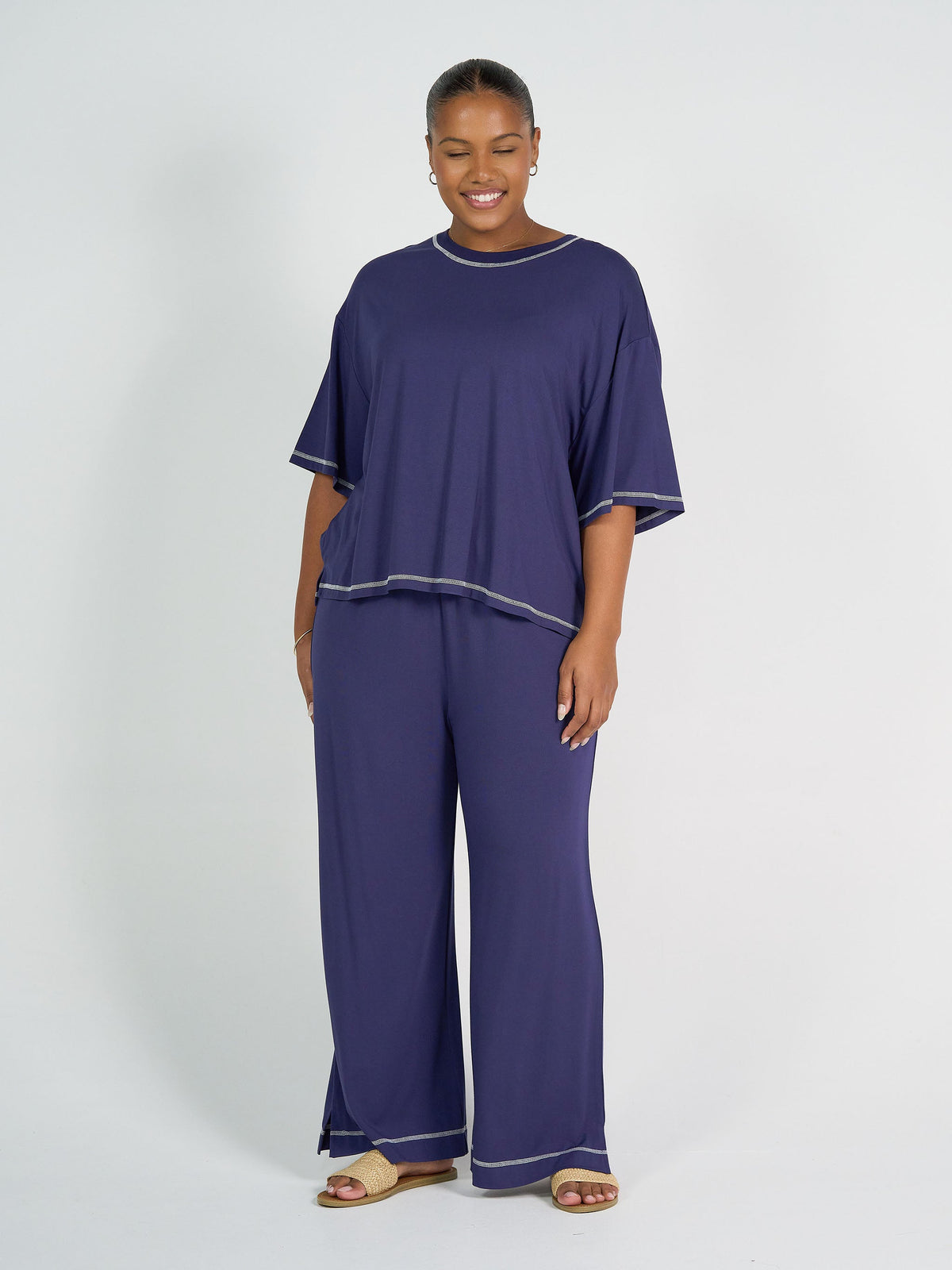 Lou Lou Spears Bamboo T-Shirt (Blue)