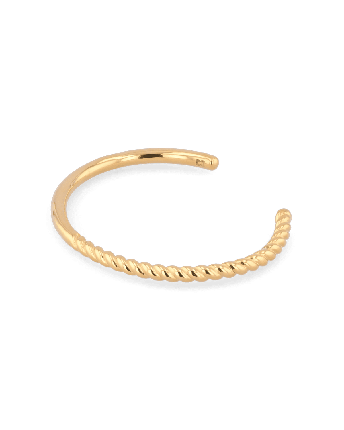 LAVANA Splice Gold Cuff Bracelet