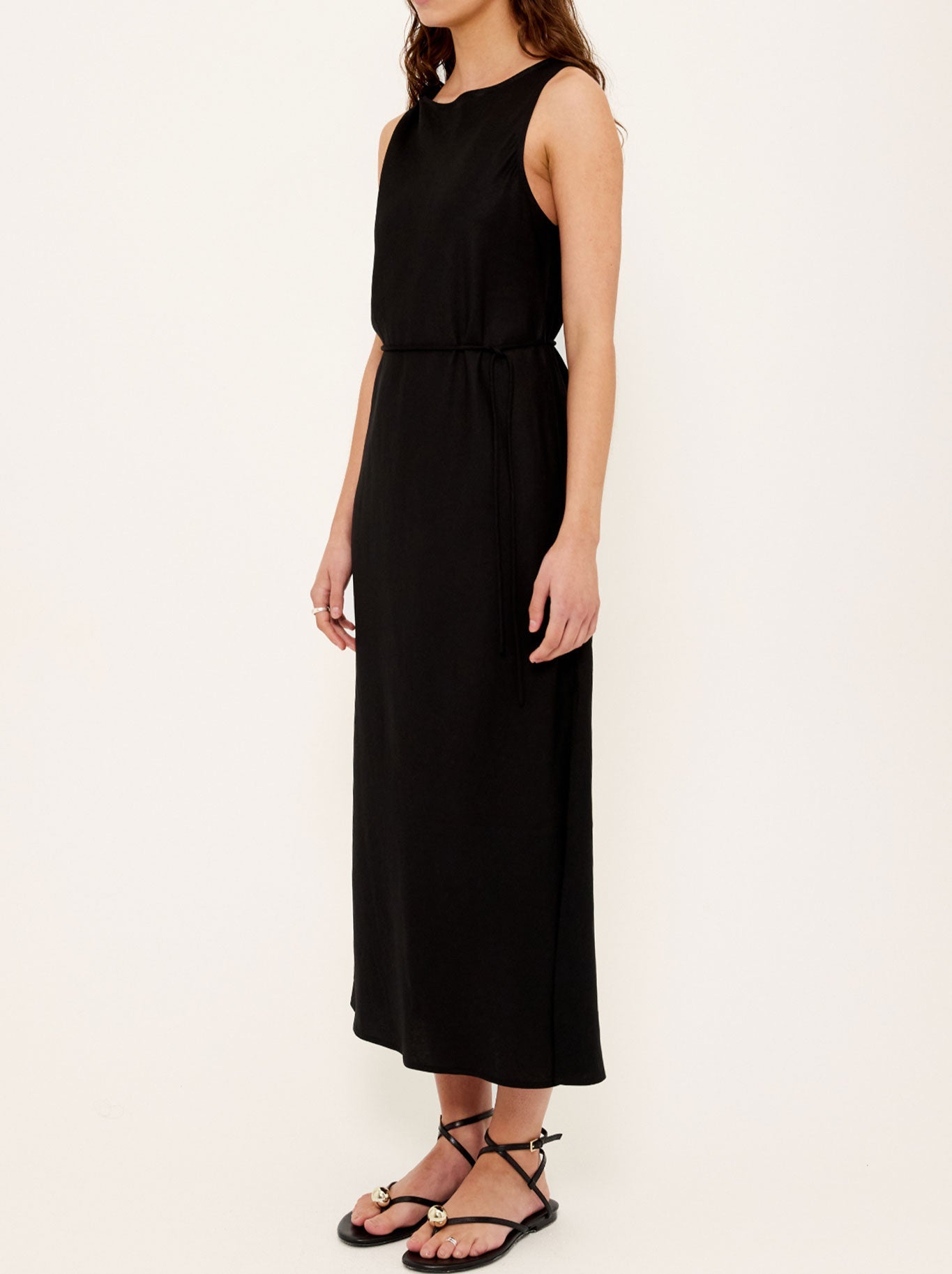 Staple The Label Sabine Midi Dress (Black)