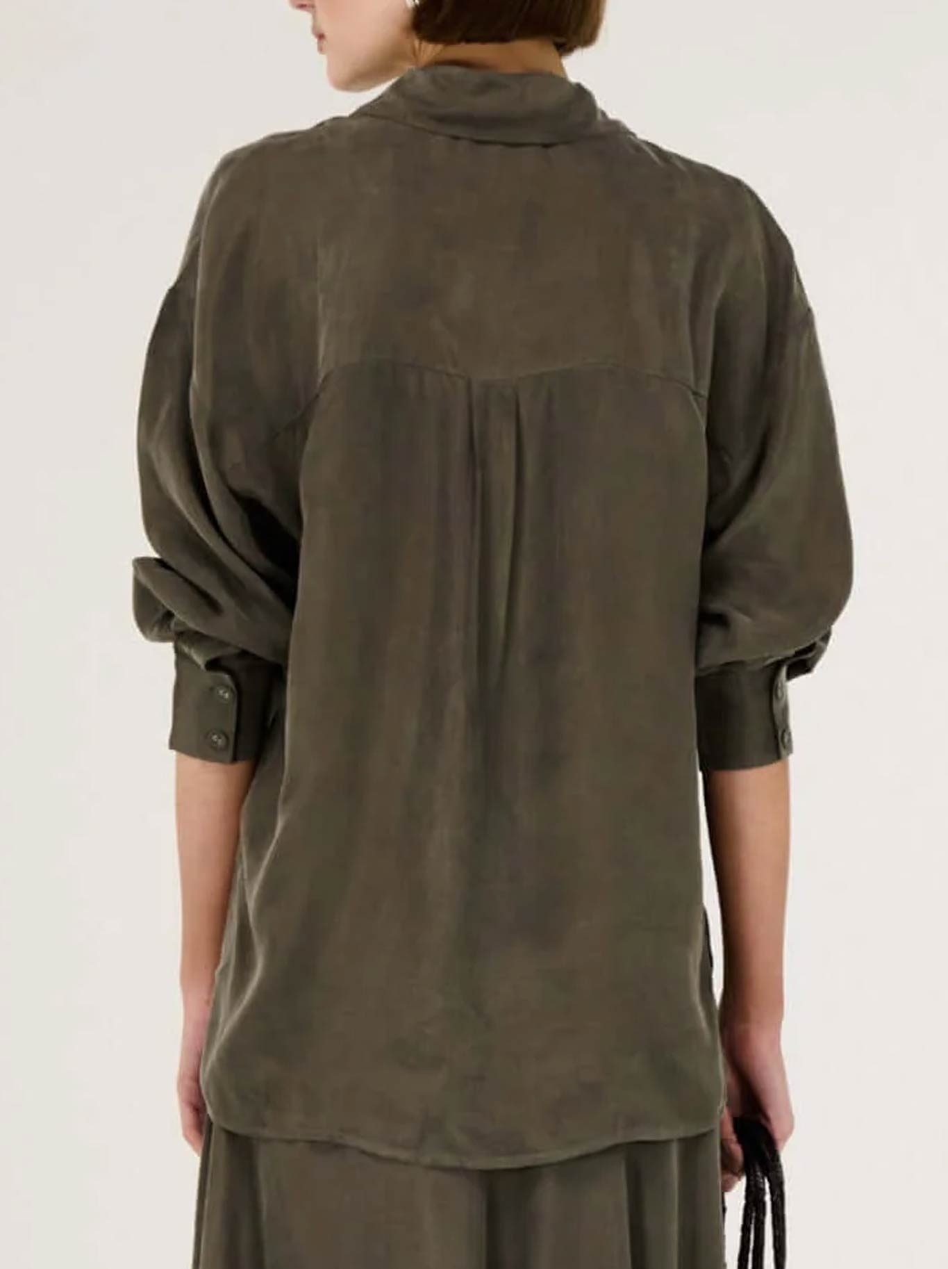 Staple The Label Stevie Long Sleeve Shirt (Olive)