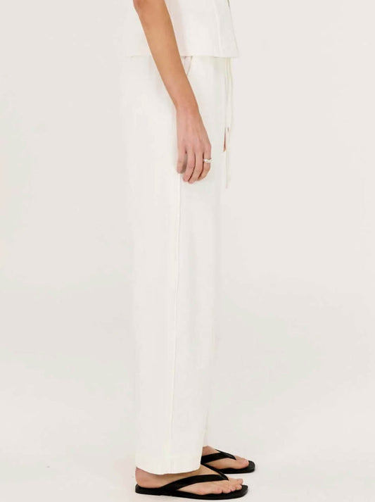STAPLE THE LABEL PORTIA PANT (White)