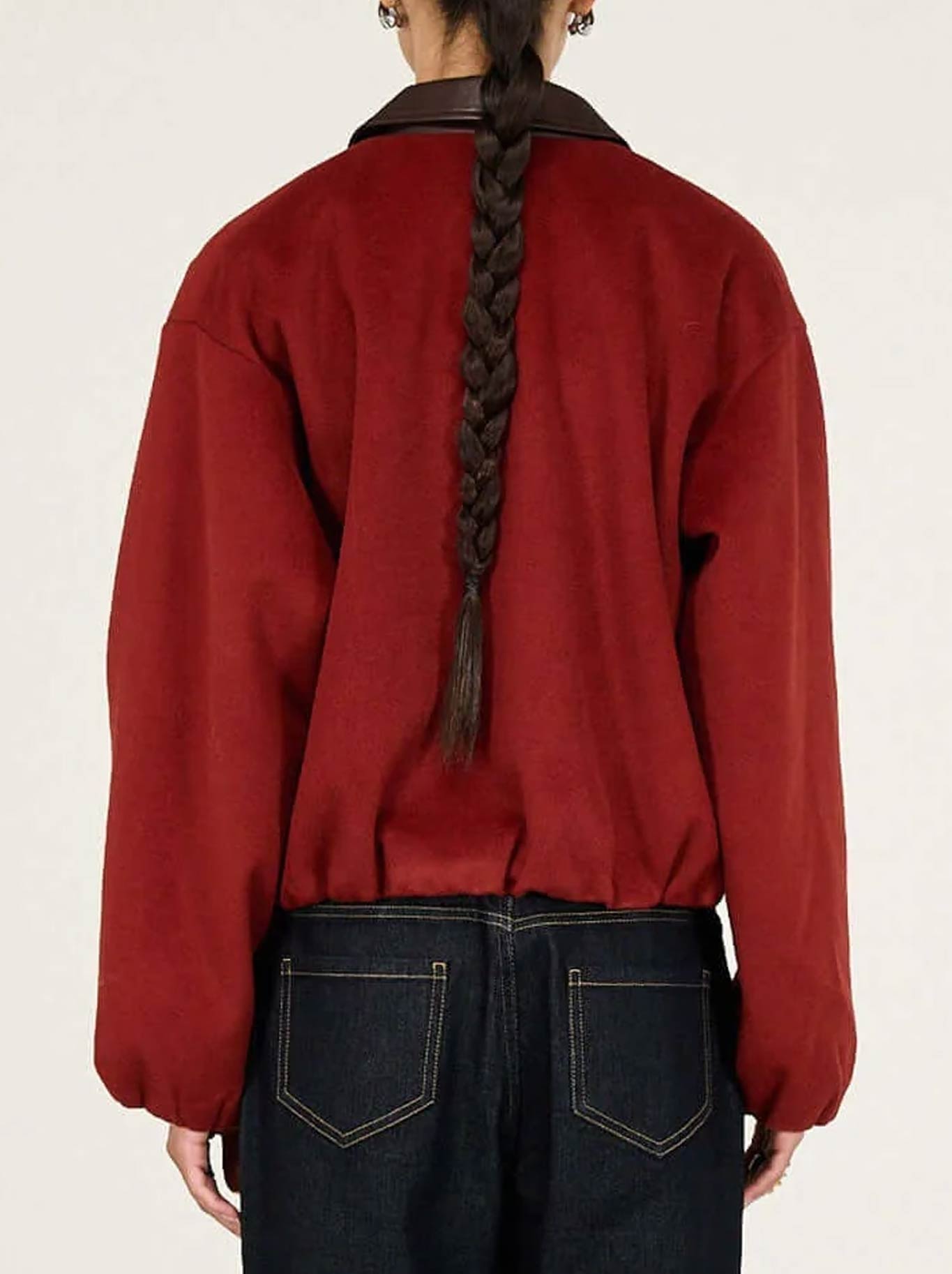 Staple The Label Meava Bomber Jacket (Rose Chocolate)