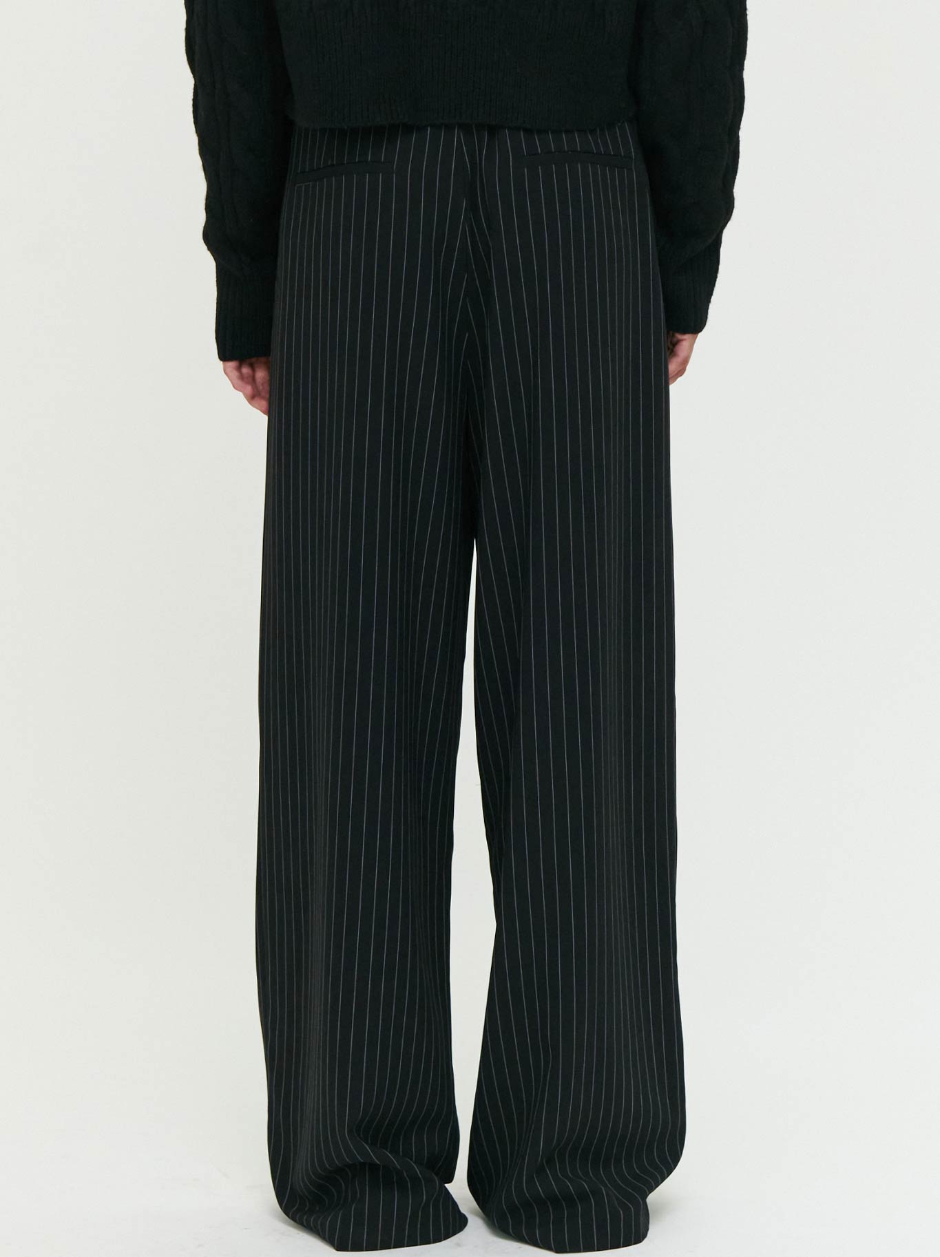 STAPLE THE LABEL ROWAN RELAXED PANT (Black White)