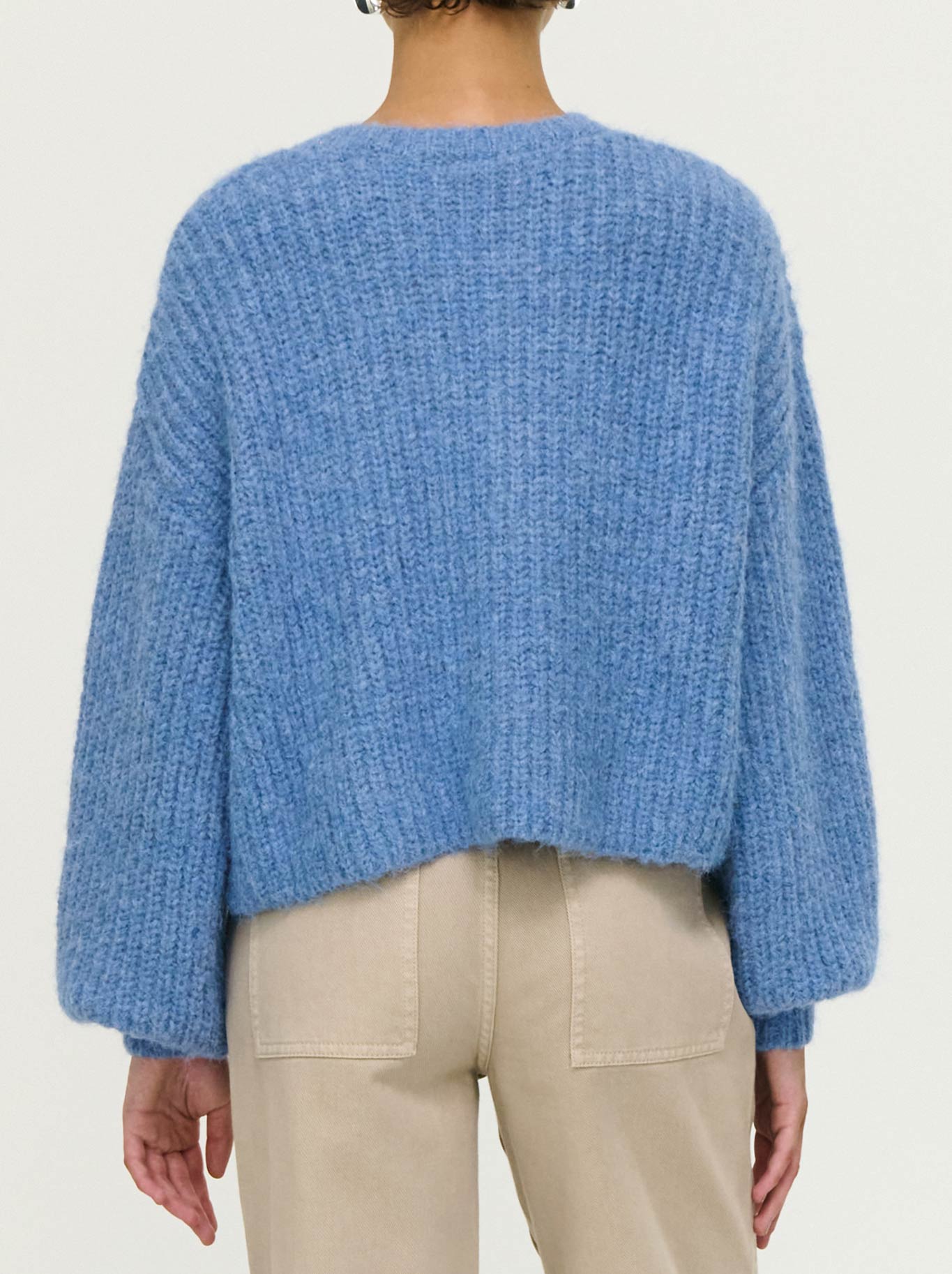 STAPLE THE LABEL ELOWEN CARDIGAN (Steele Blue)