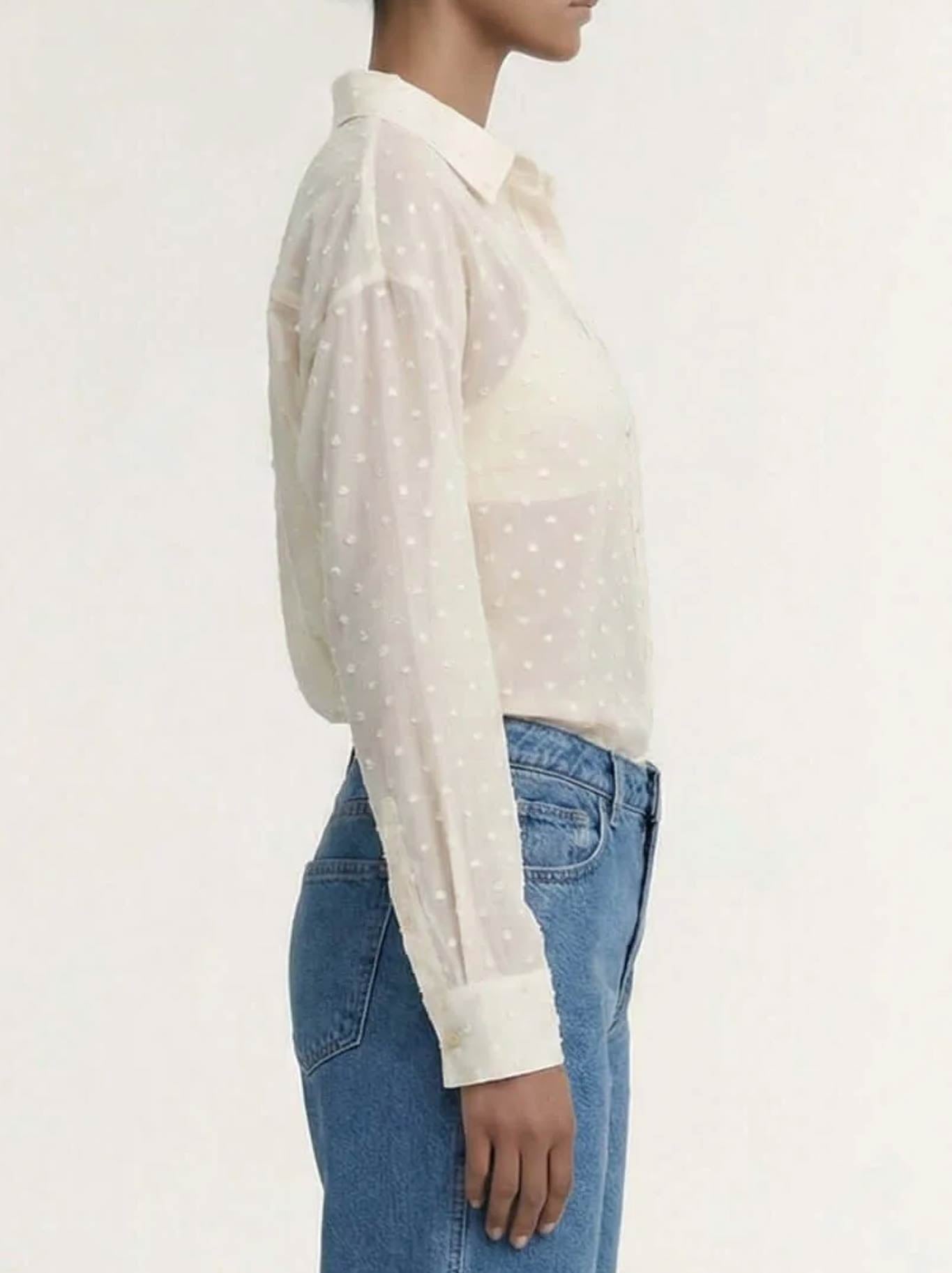 Staple The Label Etoile Oversized Shirt (Cream)