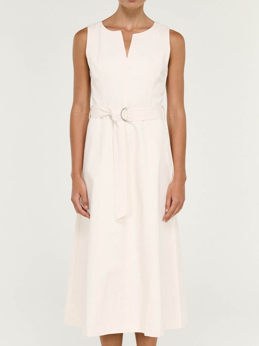 Image of Dresses. Product name - STAPLE THE LABEL ROSELLE MIDI DRESS in Cream colour by brand - Staple