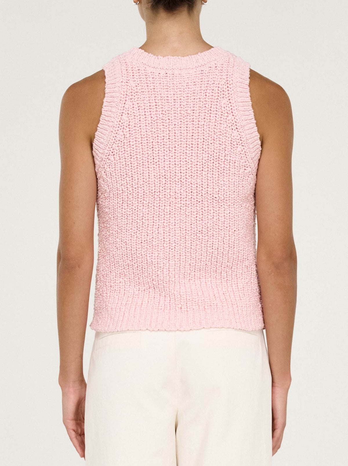 Staple The Label Cove Knit Tank (Rose/Pink)