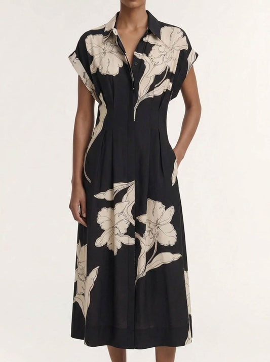 Image of Dresses. Product name - Staple The Label Veda Midi Dress in Black colour by brand - Staple