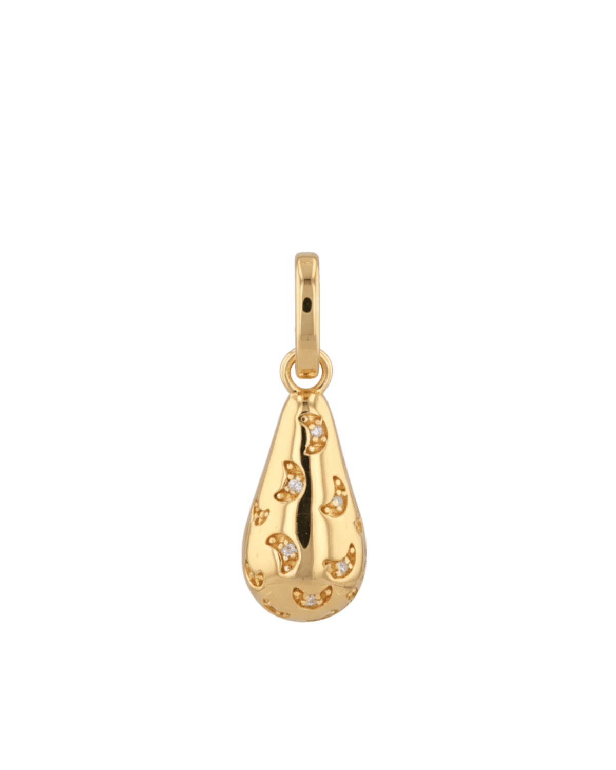 LAVANA Stardust Raindrop Gold Pendant