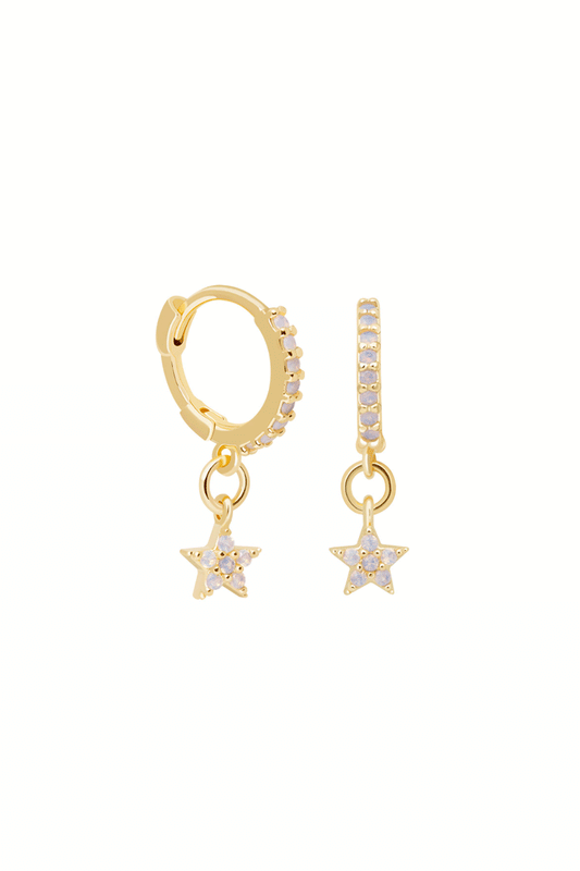 Image of Earrings. Productname: Jewel Citizen | Starry Night Earrings in Gold colour by brand - Jewellery
