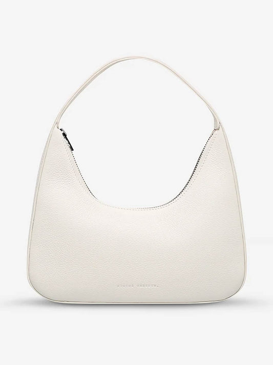 Image of Accessories. Product name - STATUS ANXIETY AURORA BAG in Chalk colour by brand - Status Anxiety