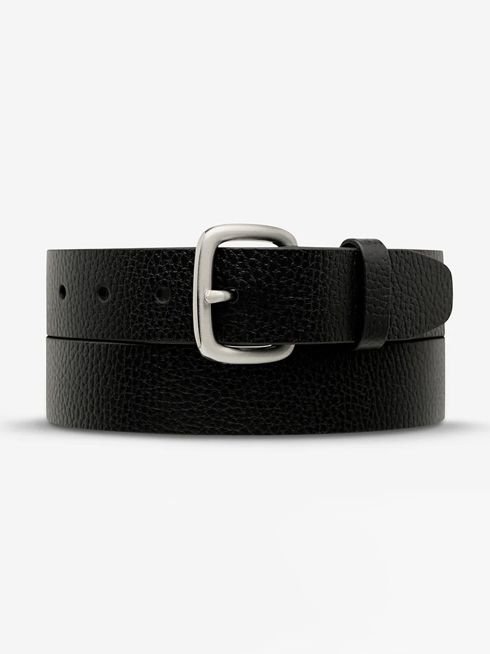 Image of Accessories. Productname: Status Anxiety Ease Up Belt in Black Silver colour by brand - Status Anxiety
