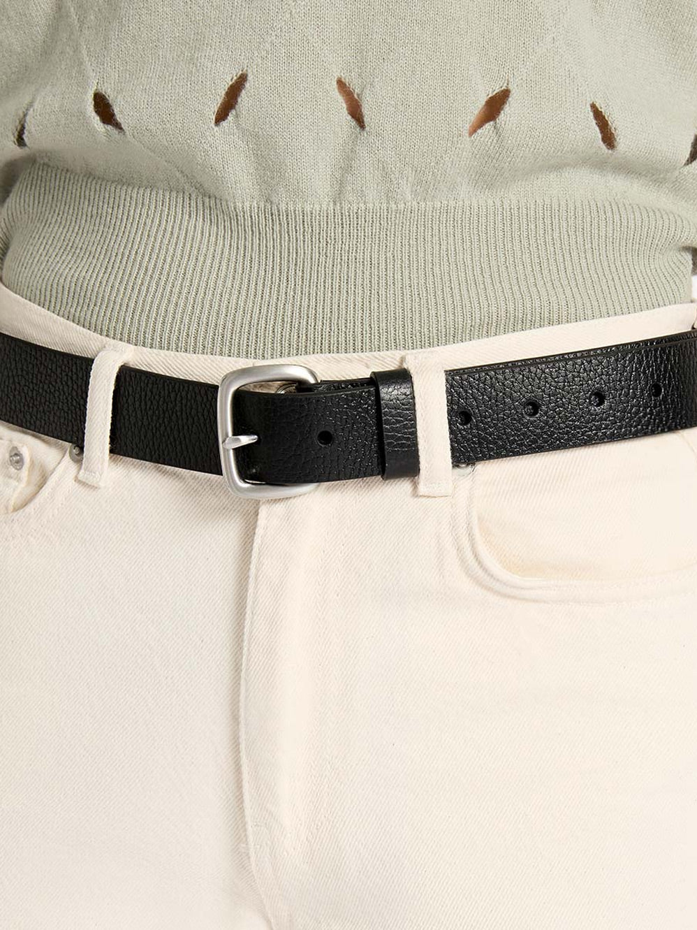 Status Anxiety Ease Up Belt (Black Silver)