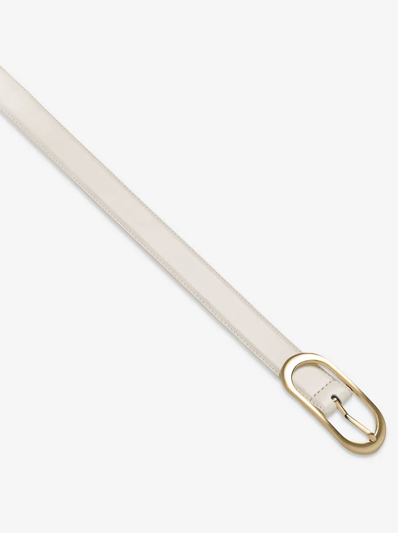 STATUS ANXIETY FINAL LOOP BELT (Ivory Gold)