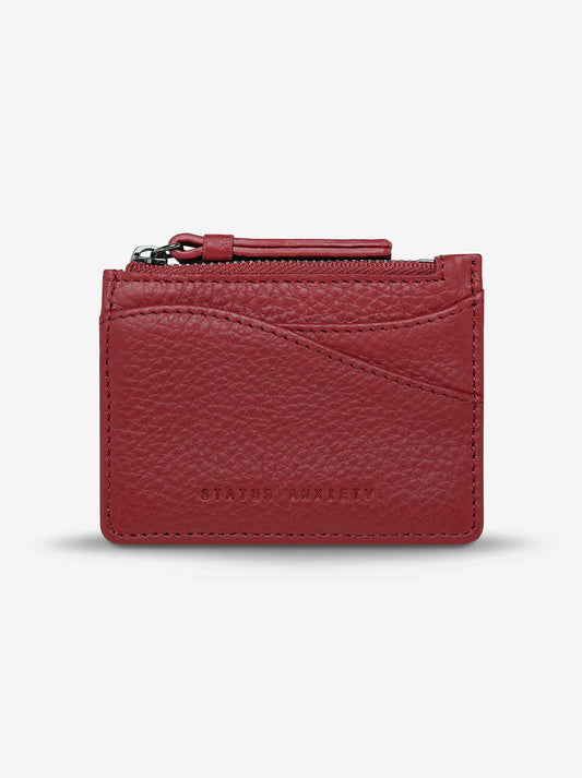 Image of Wallets & Money Clips. Productname: STATUS ANXIETY HEARTS STILL BEATING WALLET in Black colour by brand - Status Anxiety