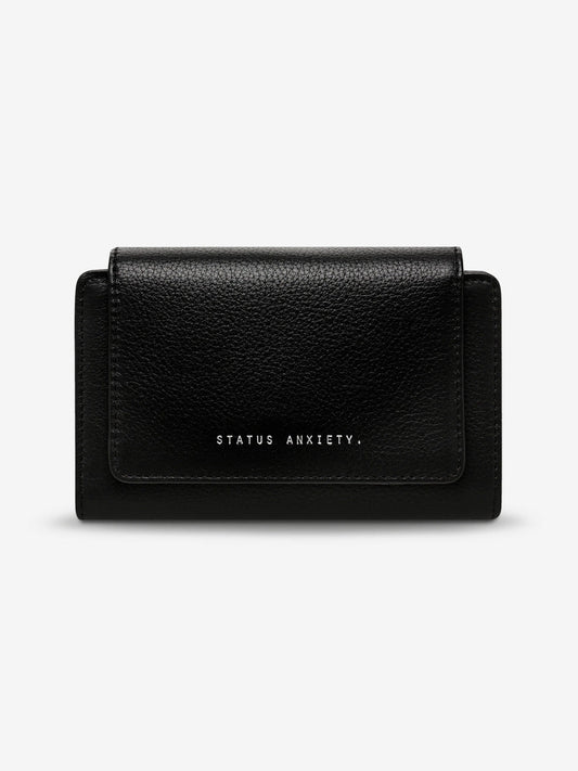Image of Accessories. Productname: STATUS ANXIETY VISIONS WALLET in Black colour by brand - Status Anxiety