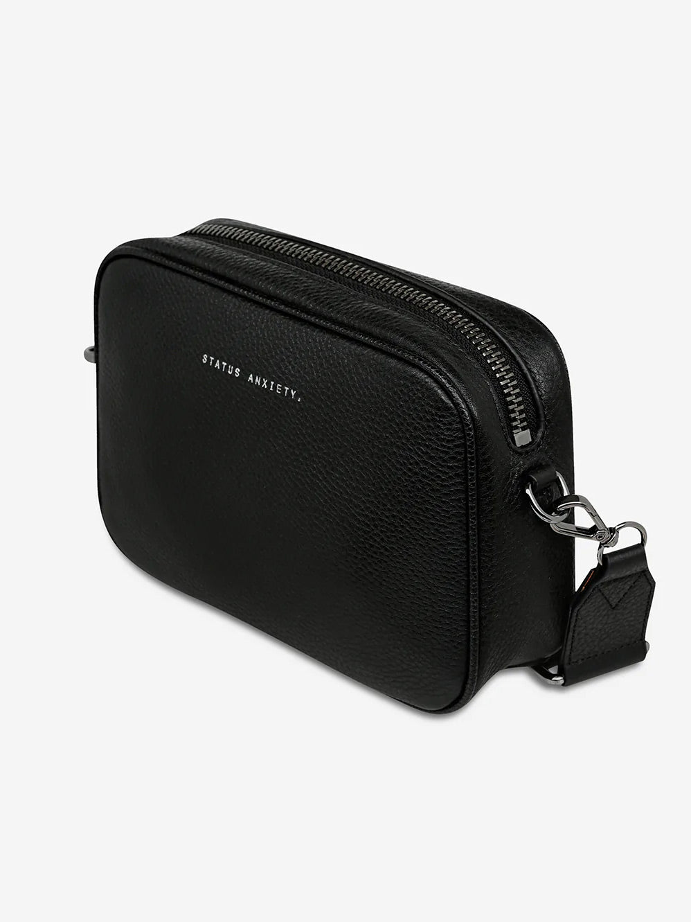 STATUS ANXIETY PLUNDER BAG WITH WEBBED STRAP (Black)