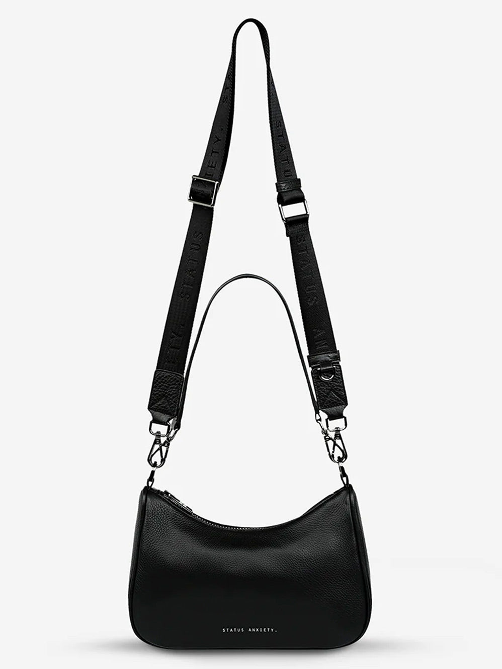 Image of Bags. Productname: Status Anxiety Look Both Ways Bag in Black colour by brand - Status Anxiety