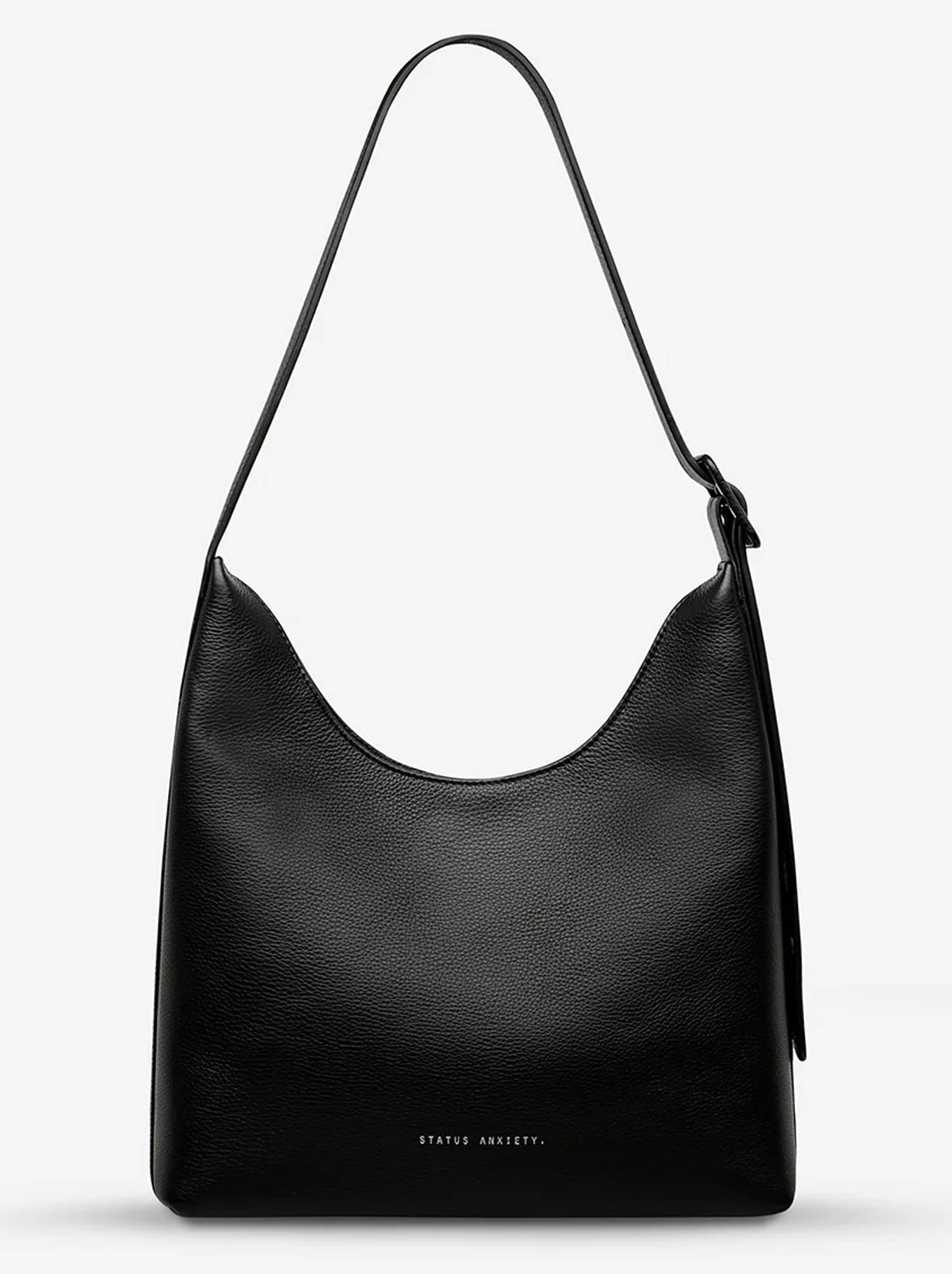 Image of Accessories. Product name - STATUS ANXIETY TAKE YOU HIGHER BAG in Black colour by brand - Status Anxiety