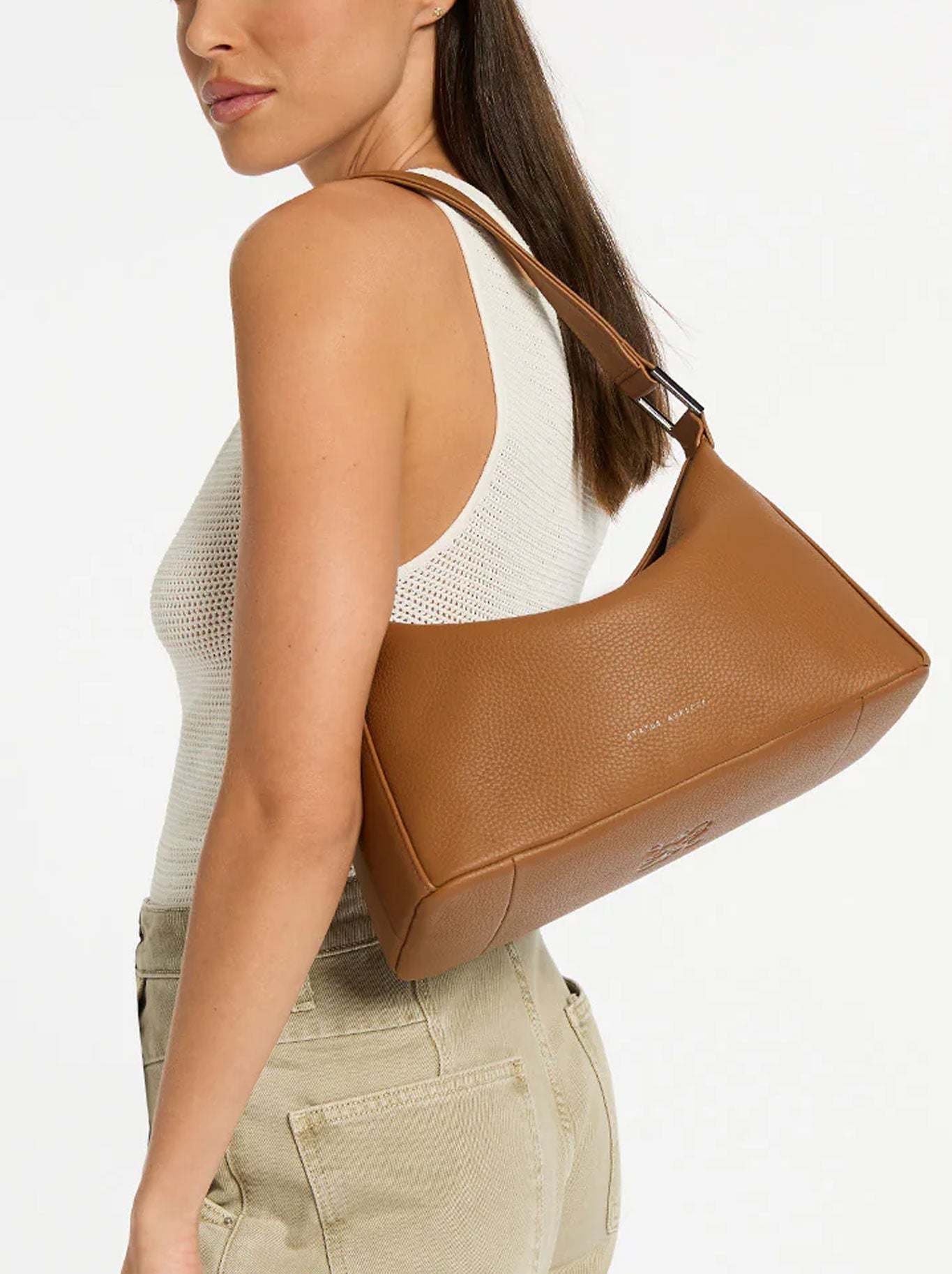 STATUS ANXIETY THINK TWICE BAG (Camel)