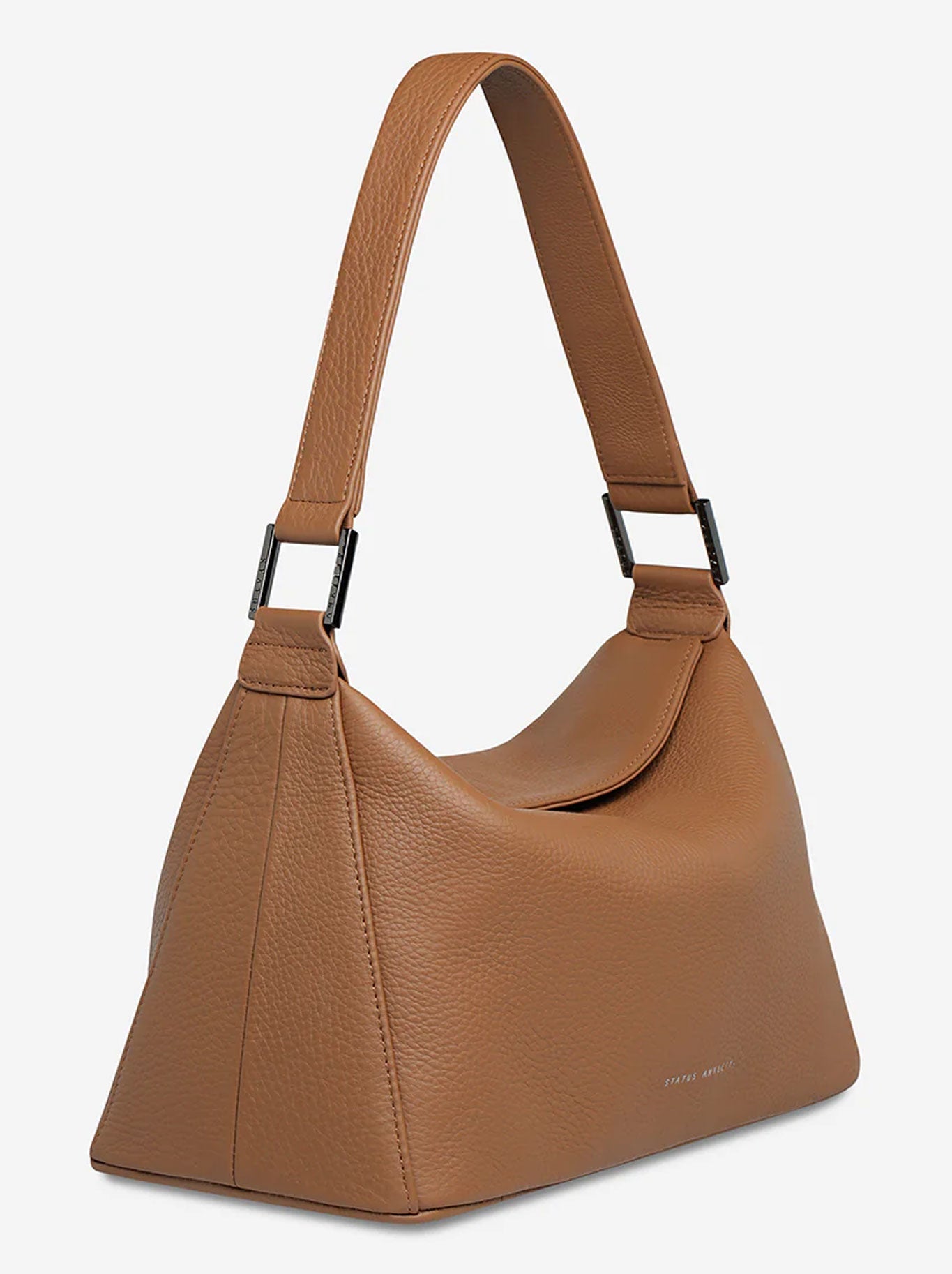 STATUS ANXIETY THINK TWICE BAG (Camel)