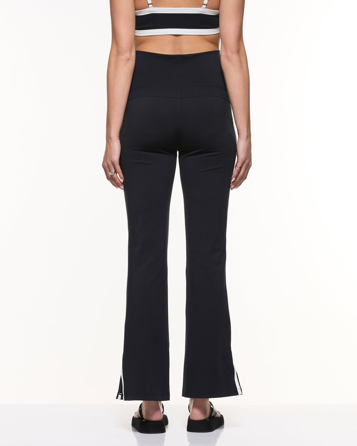 Soon Maternity Straight Flare Side Stripe Leggings