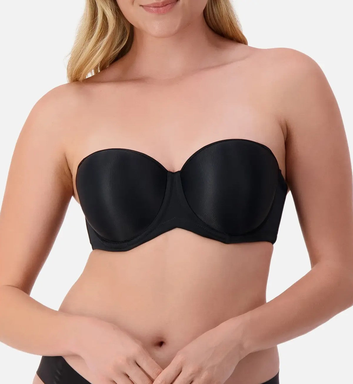 Image of Bras. Productname: Triumph Beautiful Silhouette Strapless Bra in Black colour by brand - Triumph
