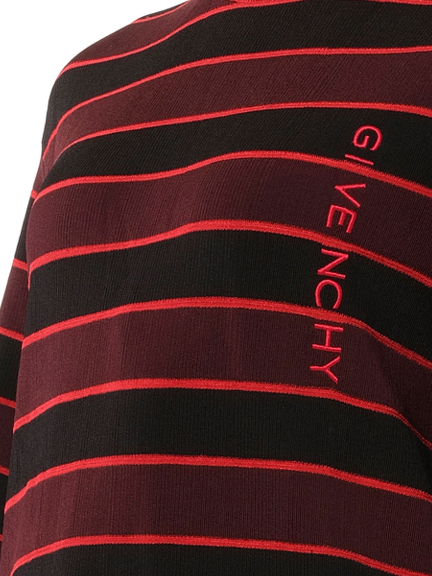 GIVENCHY Striped Sweater (Burgundy)