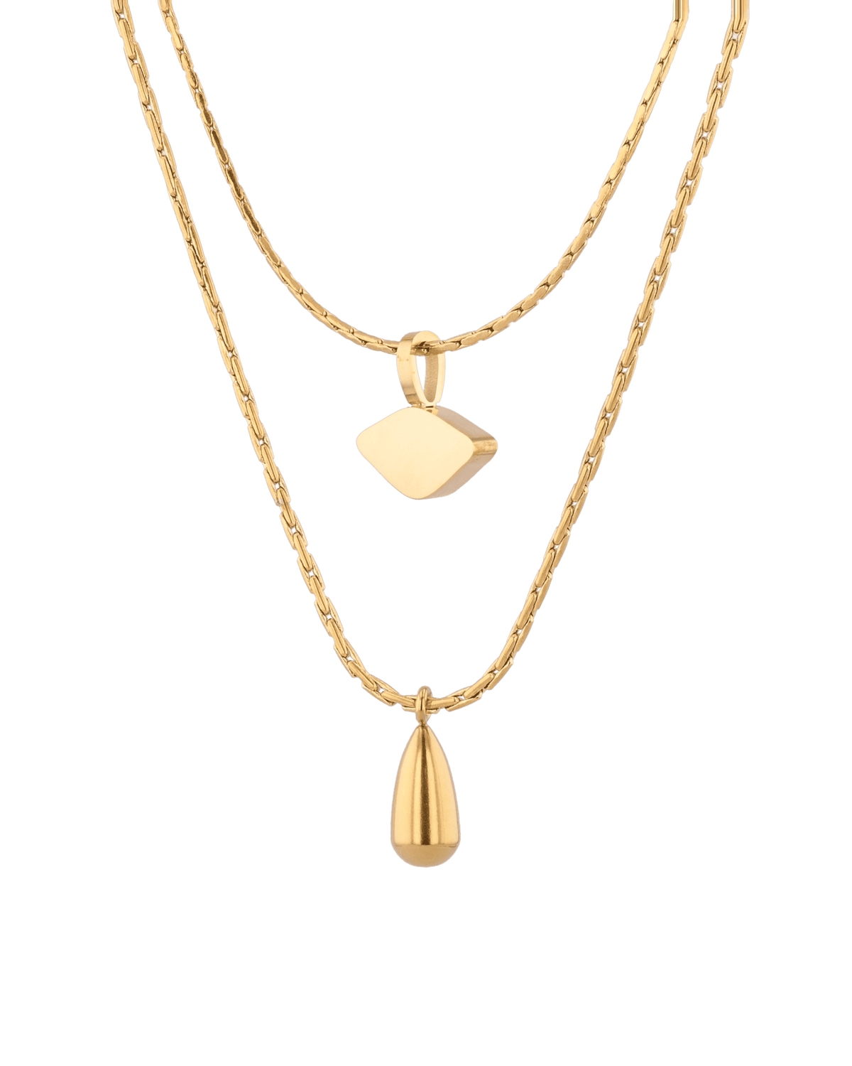 LAVANA Sunshower Layered Gold Necklace