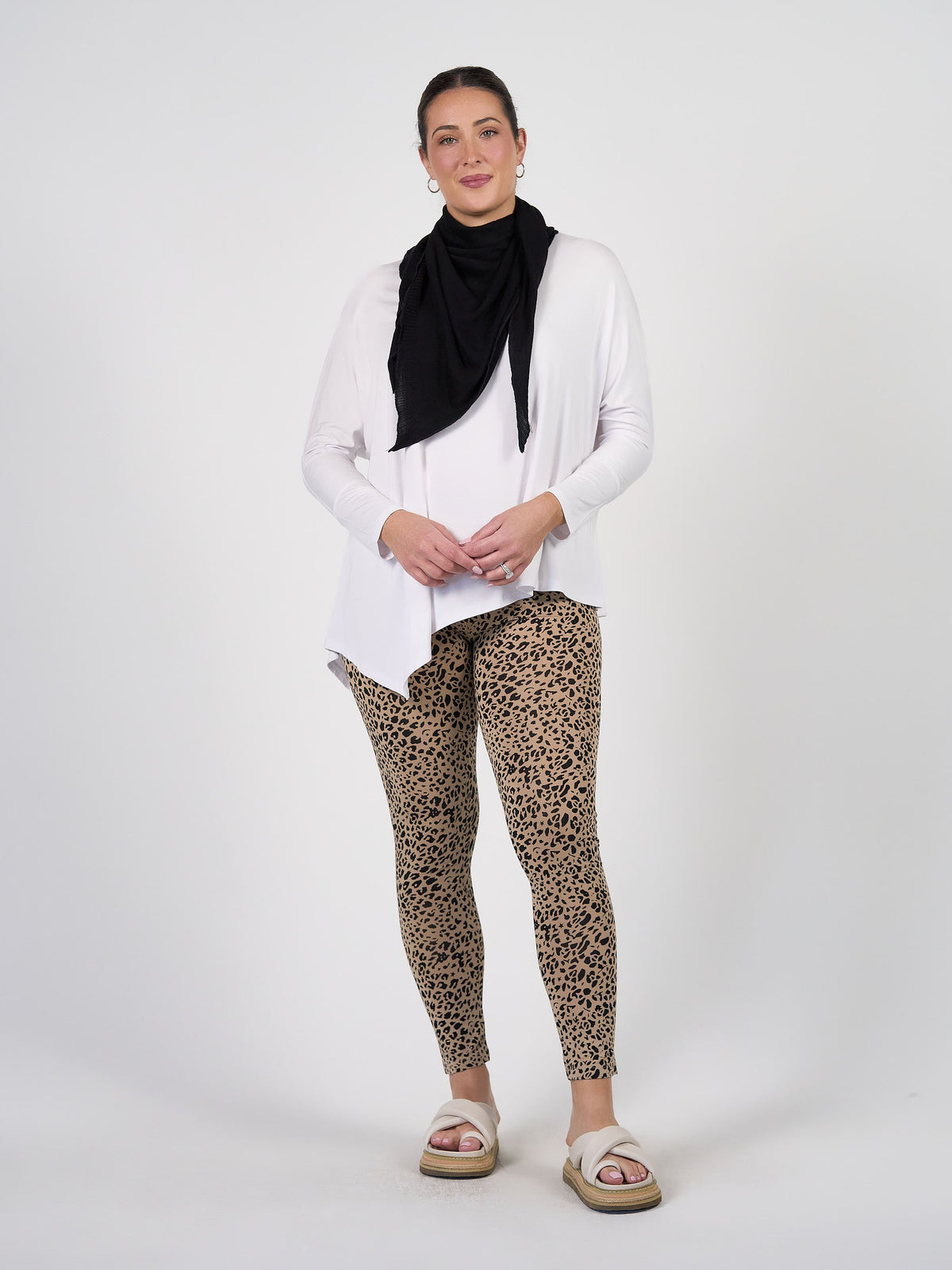 Lou Lou Sassoon Cashmere/Bamboo Scarf (Black)