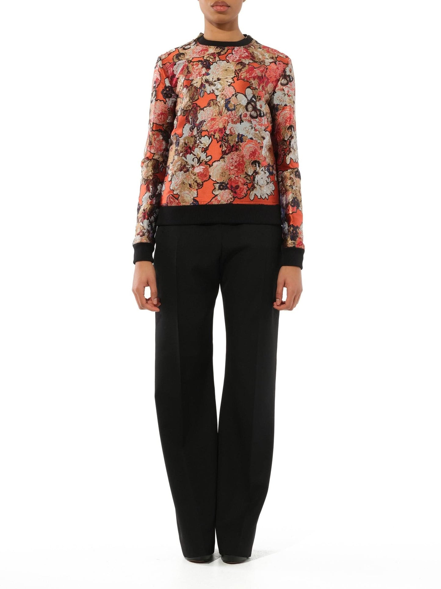 GIVENCHY Flower Sweatshirt (Orange)