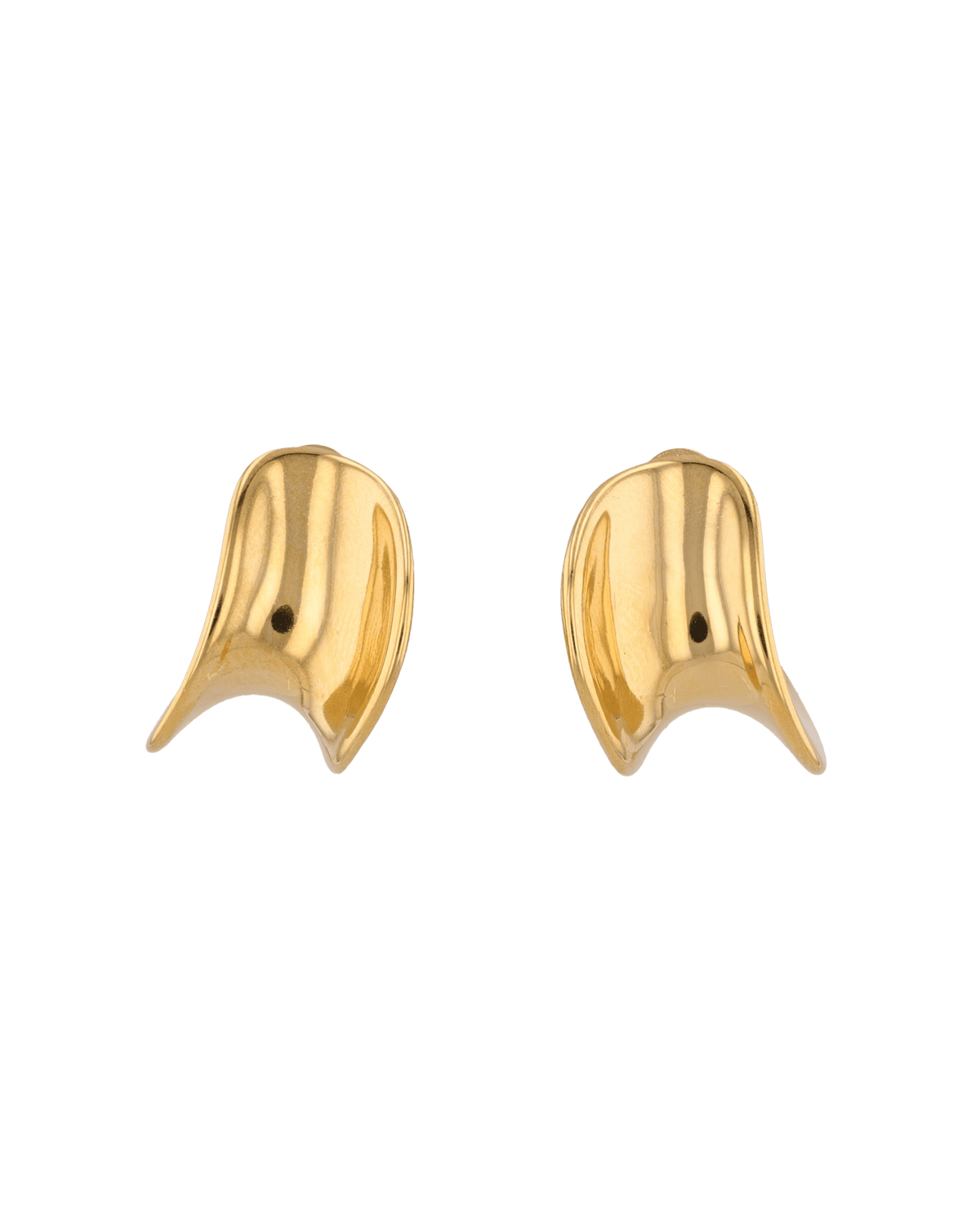 LAVANA Swell Gold Stud Earrings