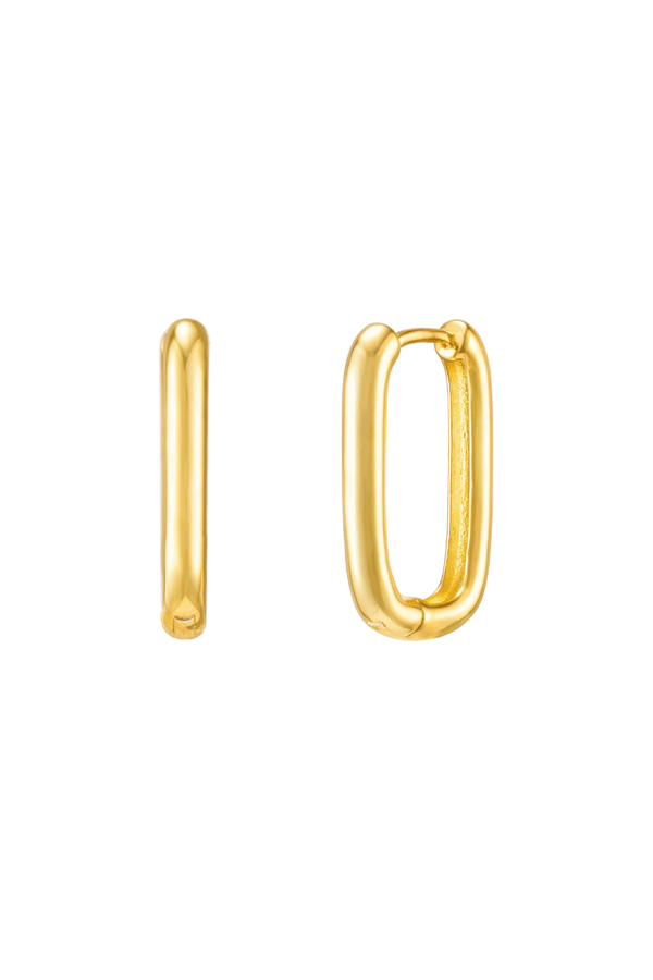 Image of Earrings. Productname: Jewel Citizen | Sydney Hoop Earrings Gold in Gold colour by brand - Jewellery