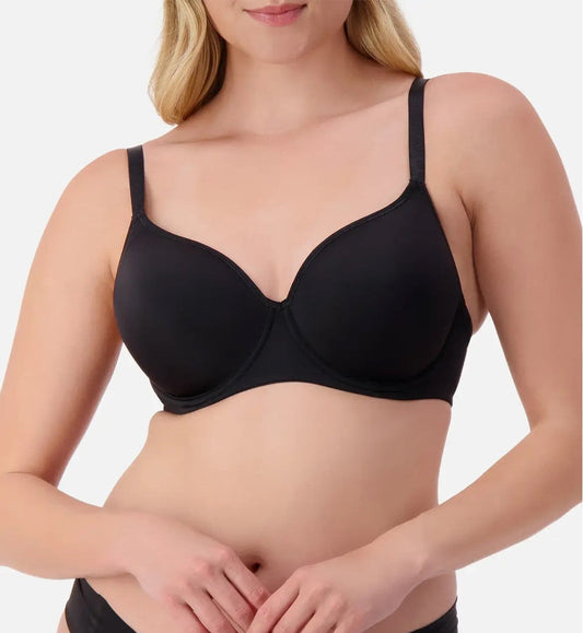 Image of Bras. Productname: Triumph Gorgeous Luxury T-Shirt Bra in Black colour by brand - Triumph