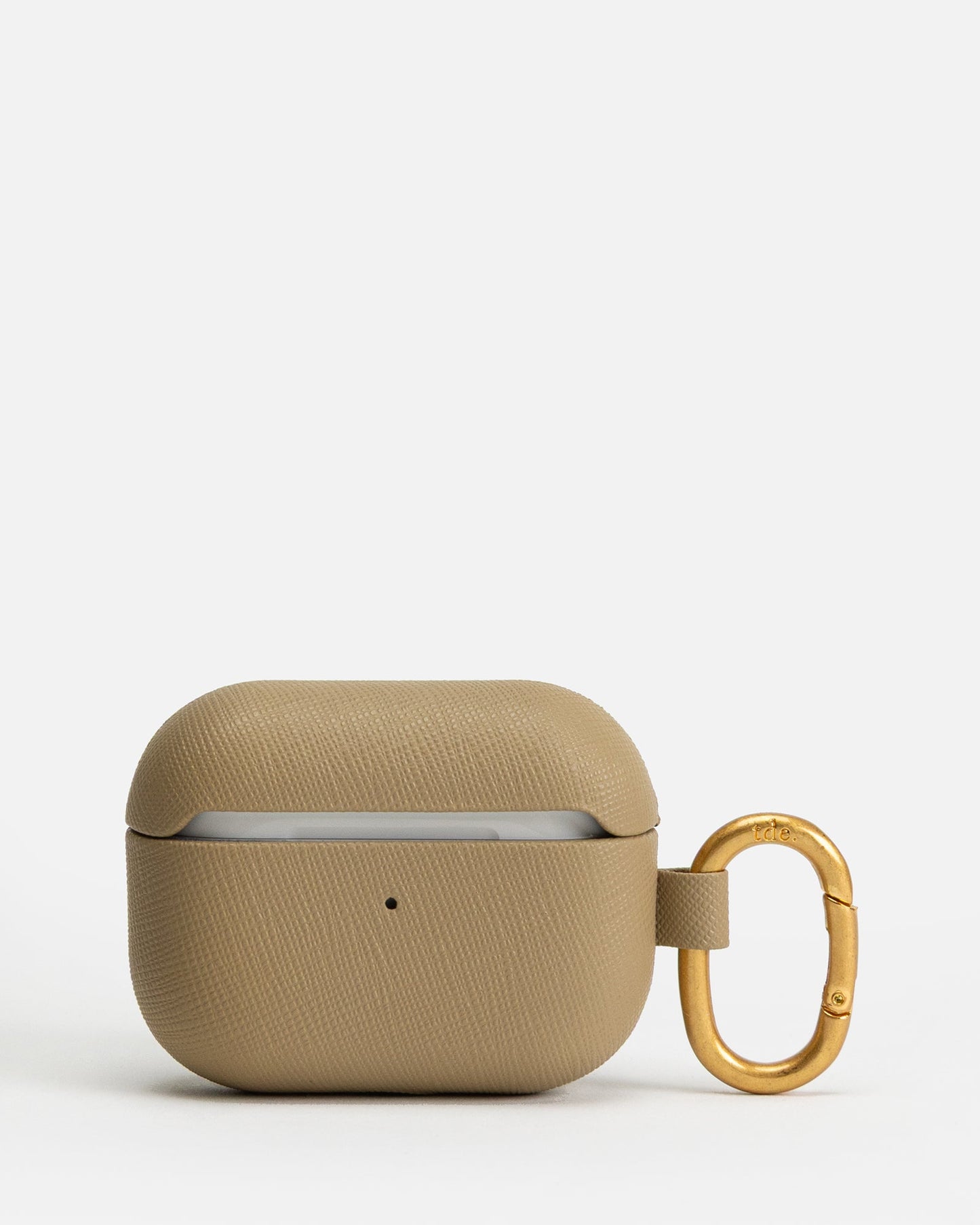 The Daily Edited AirPods 2nd Gen Pro Saffiano Leather Case (Praline)