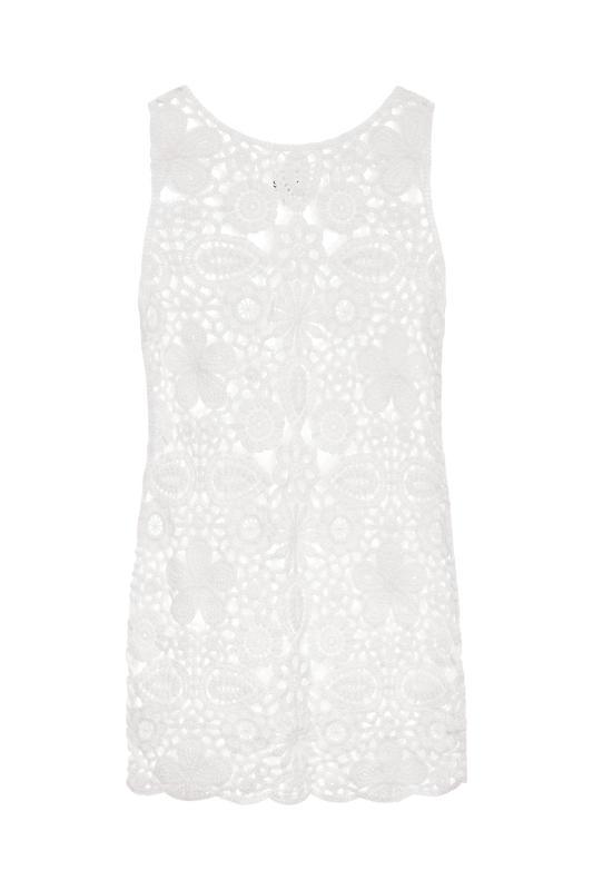 SNDYS TALA MINI DRESS (White)