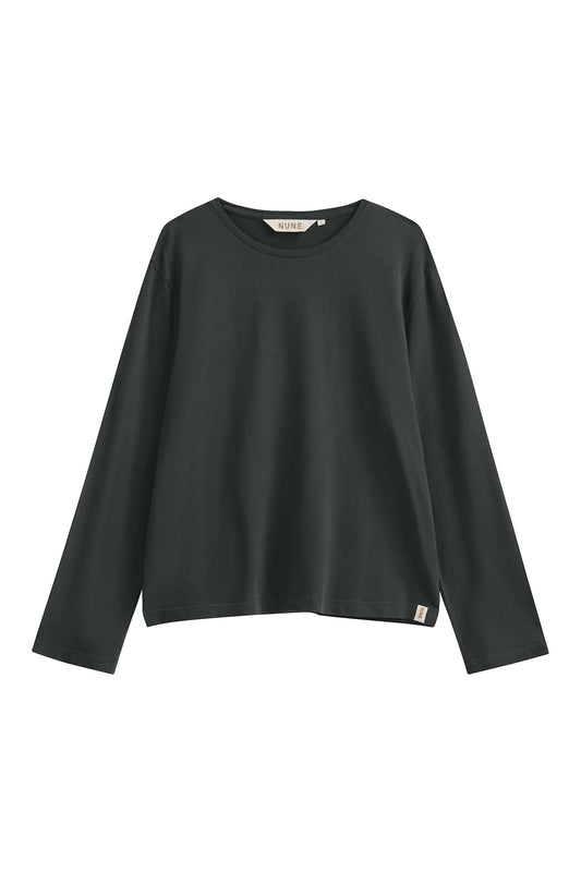 NUNE Cosy Long Sleeve Top (Charcoal)