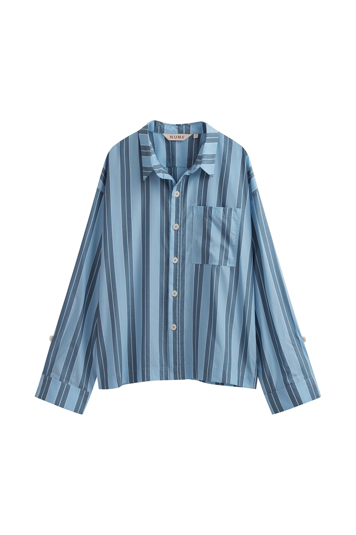 NUNE Long Sleeve Sleep Shirt Macel (Daybreak Stripe)