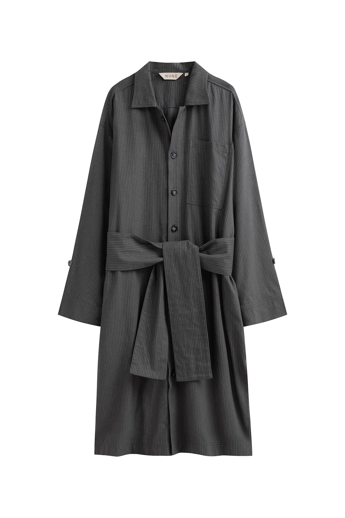 NUNE Long House Shirt (Evening Pinstripe)