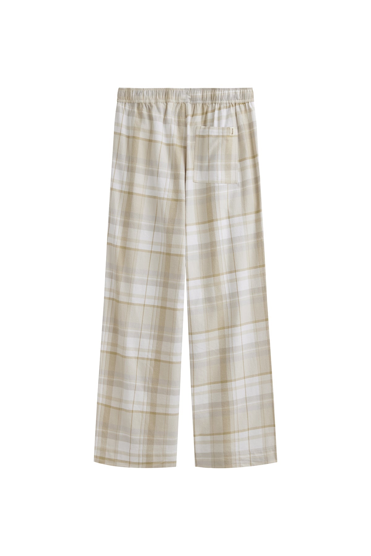 NUNE Long Sleep Pant Flannel (Oat Check)