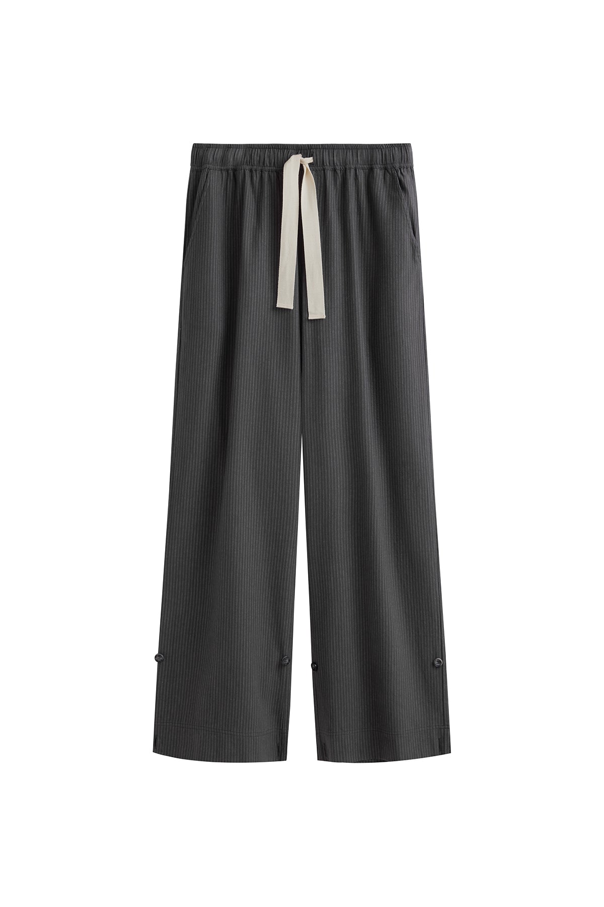 NUNE Long Sleep Pant Flannel (Evening Pinstripe)