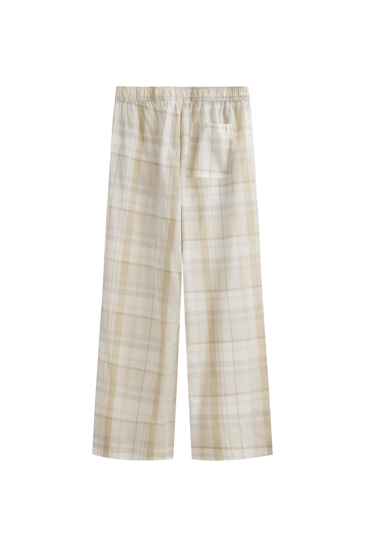 NUNE Long Sleep Pant Macel (Oat Check)