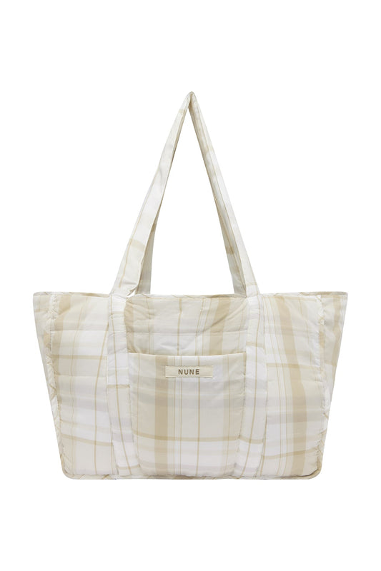 NUNE Doona Tote (Oat Check)