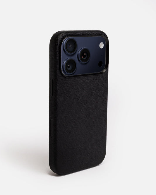 Image of Electronics Accessories. Productname: The Daily Edited iPhone 17 Pro Max Case Black in Black colour by brand - The Daily Edited