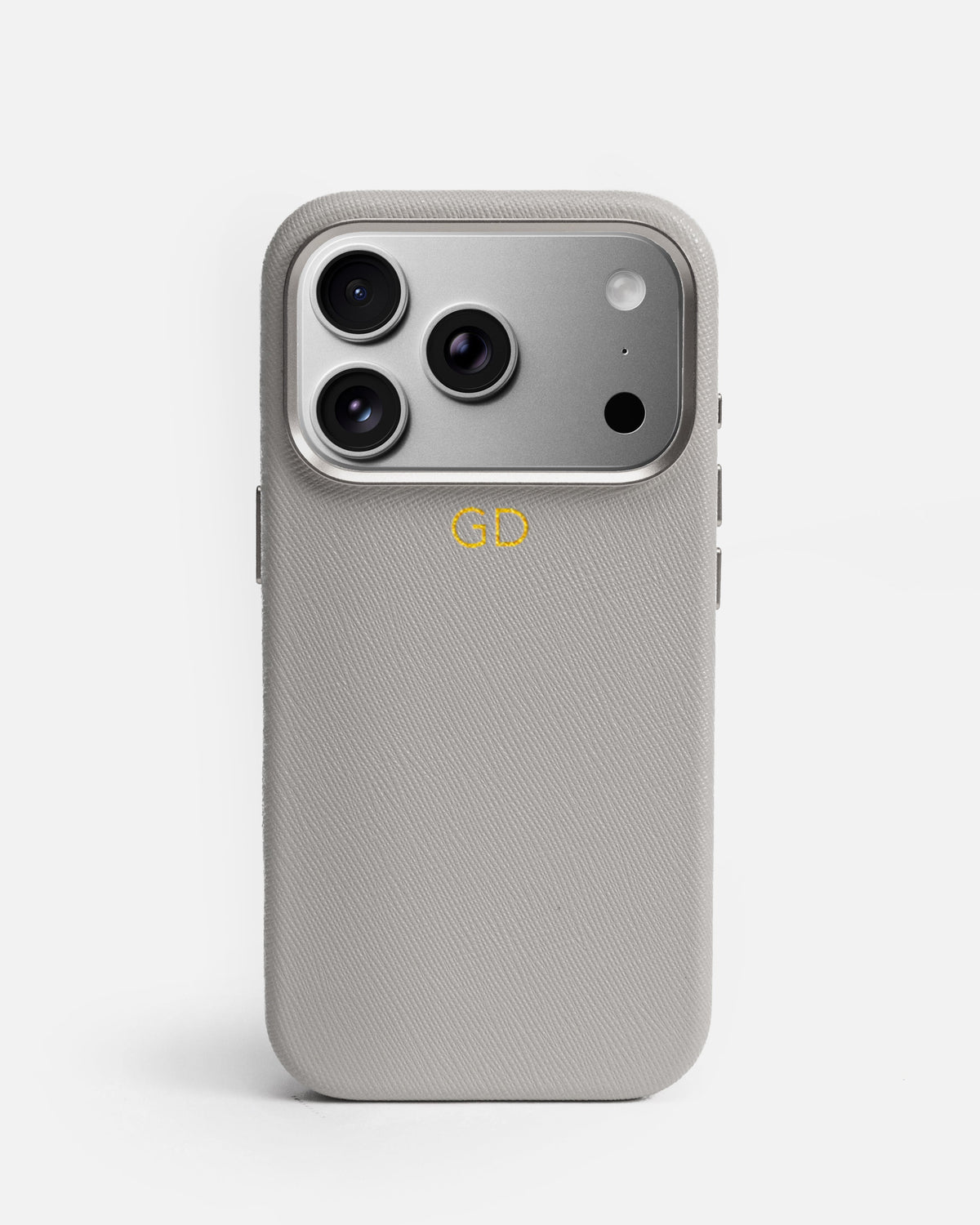 Image of Mobile Phone Cases. Product name - iPhone 18 Pro Case Grey in Grey colour by brand - The Daily Edited